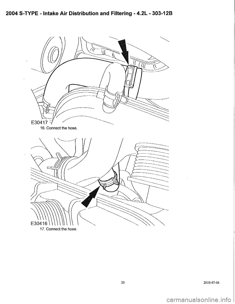 JAGUAR S TYPE 2005 1.G Supercharger Removal And Instalation Manual 