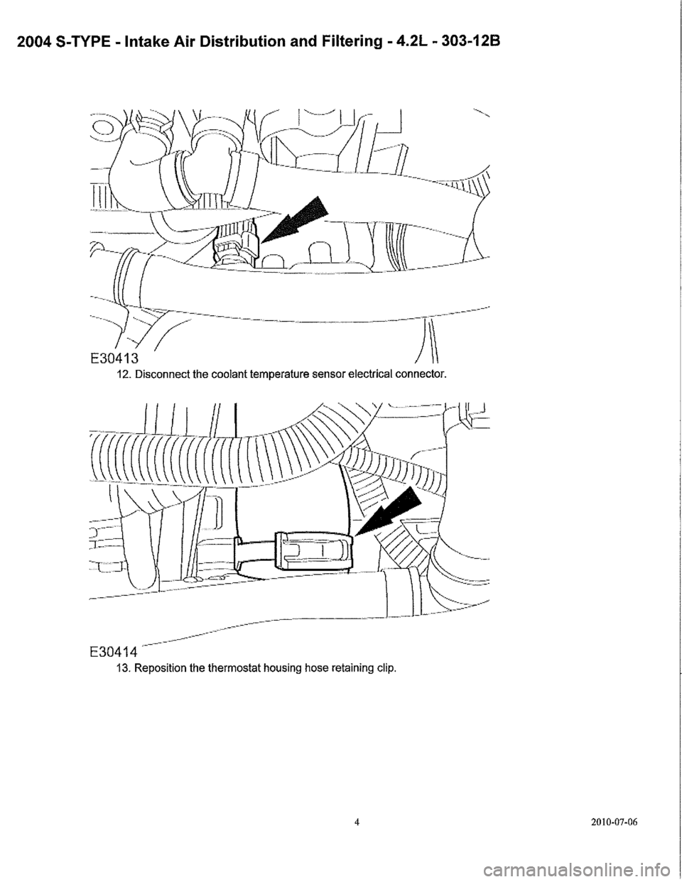 JAGUAR S TYPE 2005 1.G Supercharger Removal And Instalation Manual 