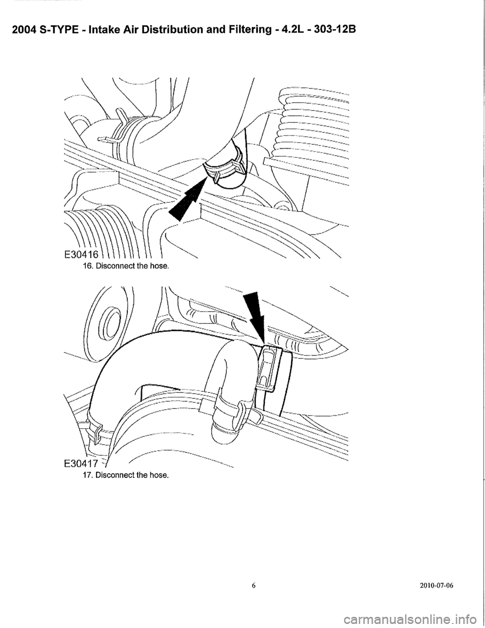 JAGUAR S TYPE 2005 1.G Supercharger Removal And Instalation Manual 