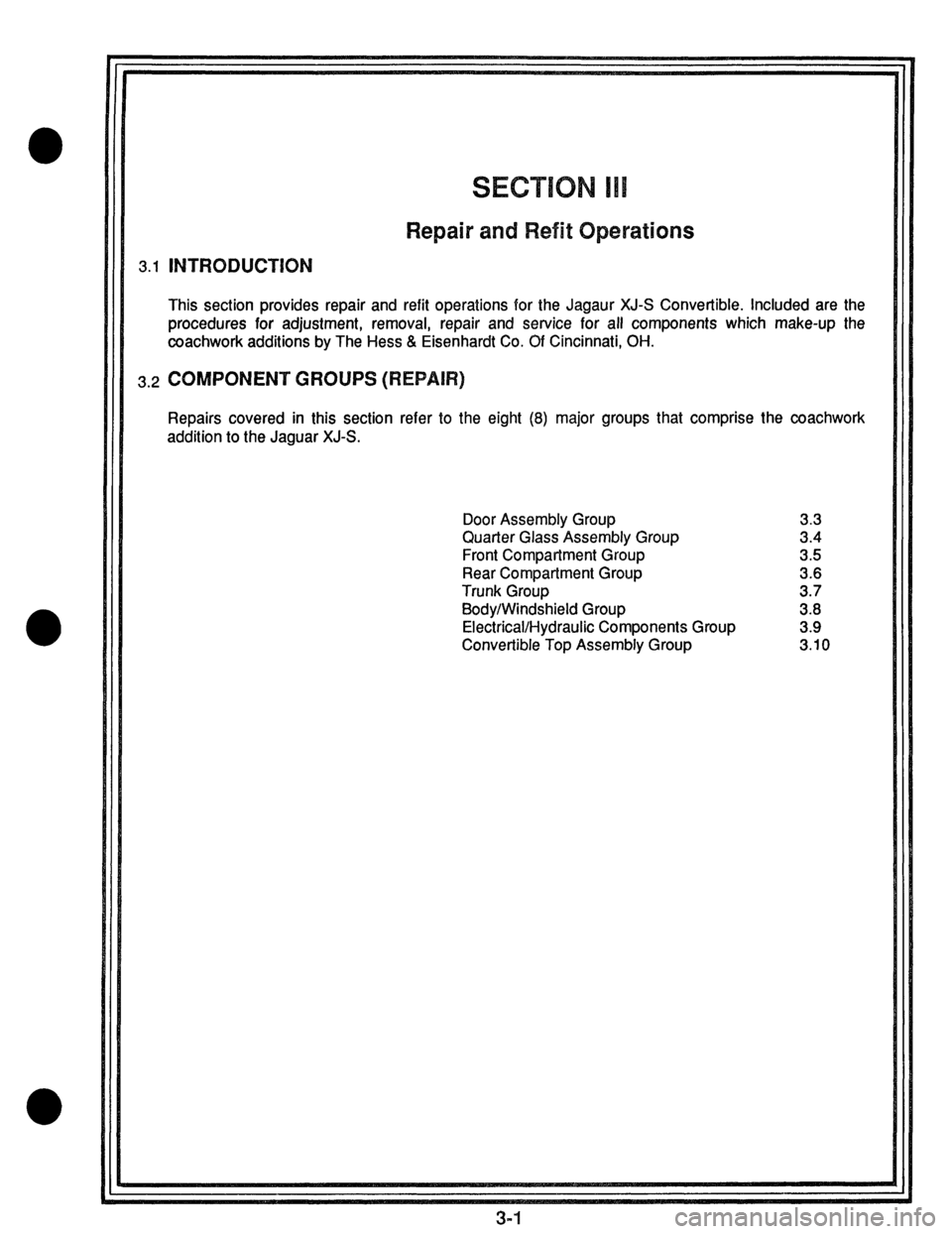 JAGUAR XJS 1978 1.G User Guide 