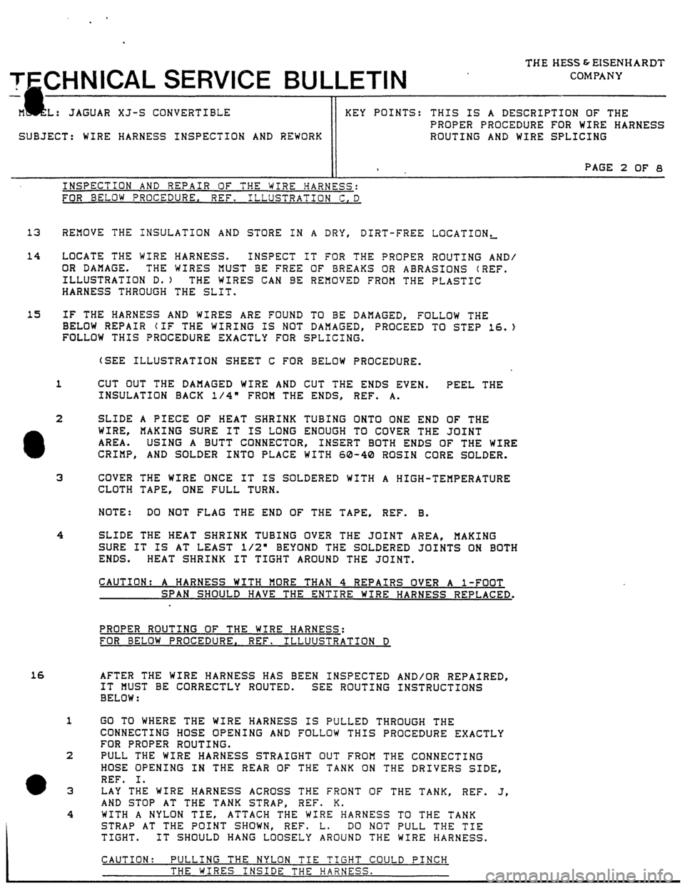 JAGUAR XJS 1979 1.G Workshop Manual JAGUAR XJS 1979 1.G Workshop Manual