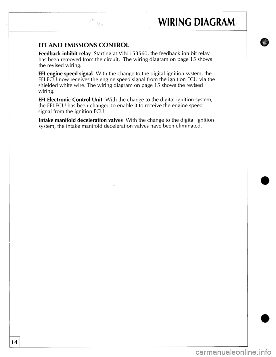 JAGUAR XJS 1989 1.G Update Manual 