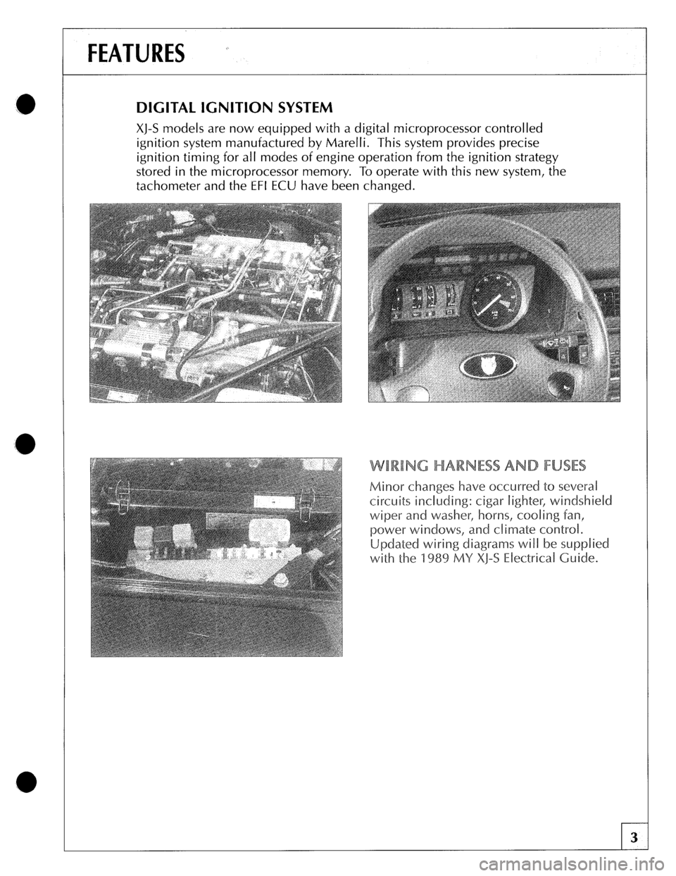 JAGUAR XJS 1989 1.G Update Manual 