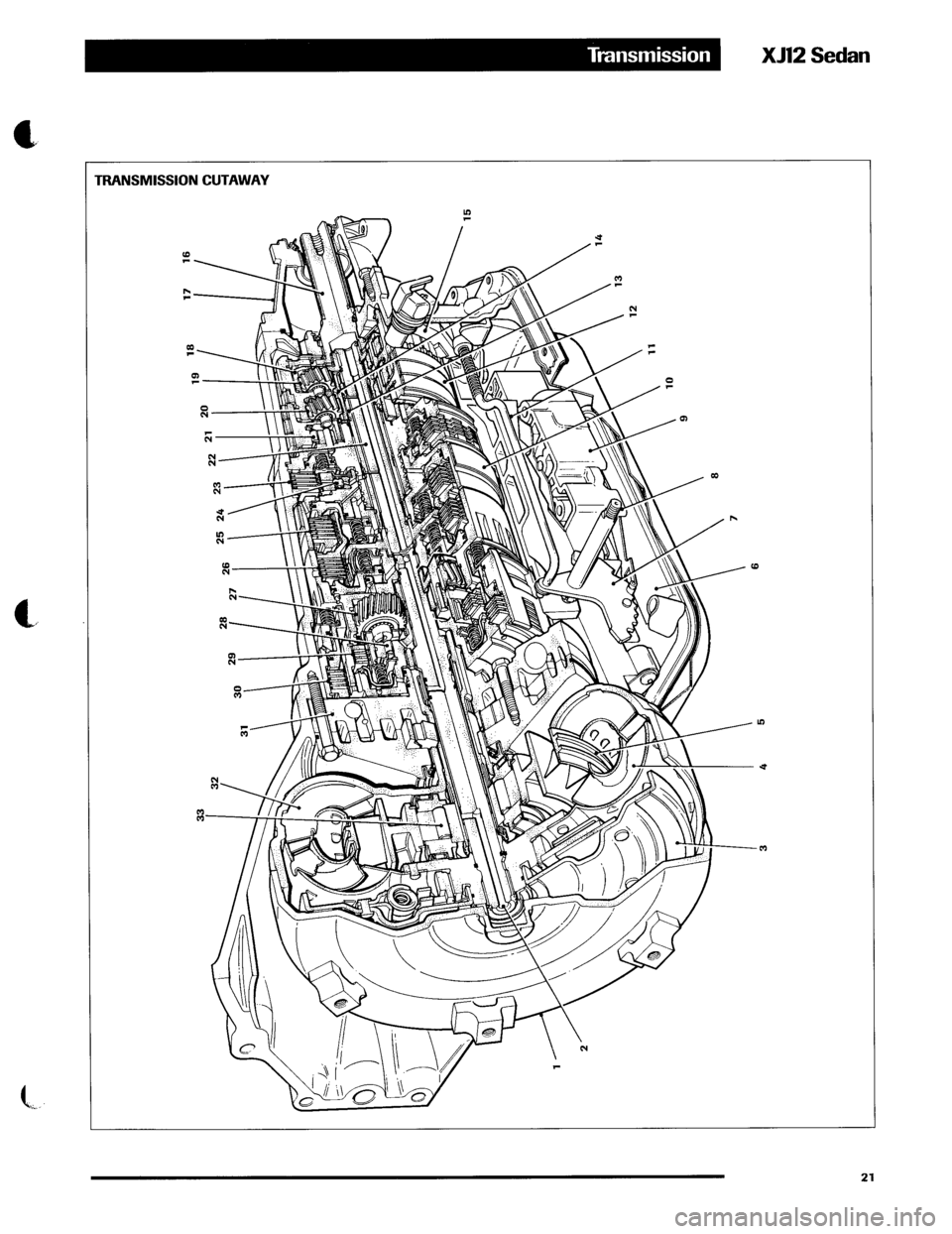 JAGUAR XJ12 1994 2.G Technical Information Manual JAGUAR XJ12 1994 2.G Technical Information Manual