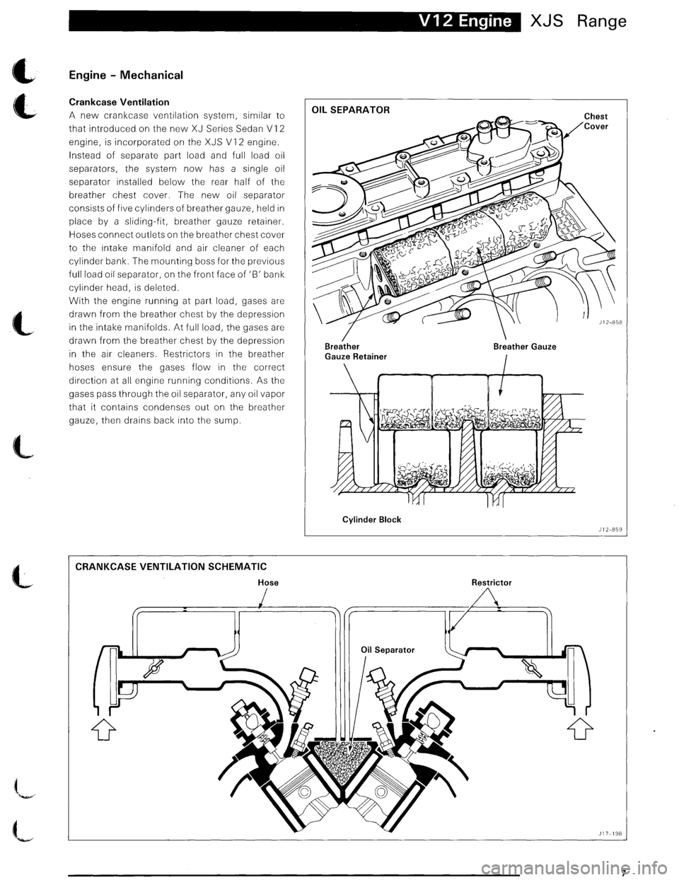 JAGUAR XJS 1995 2.G Update Manual 