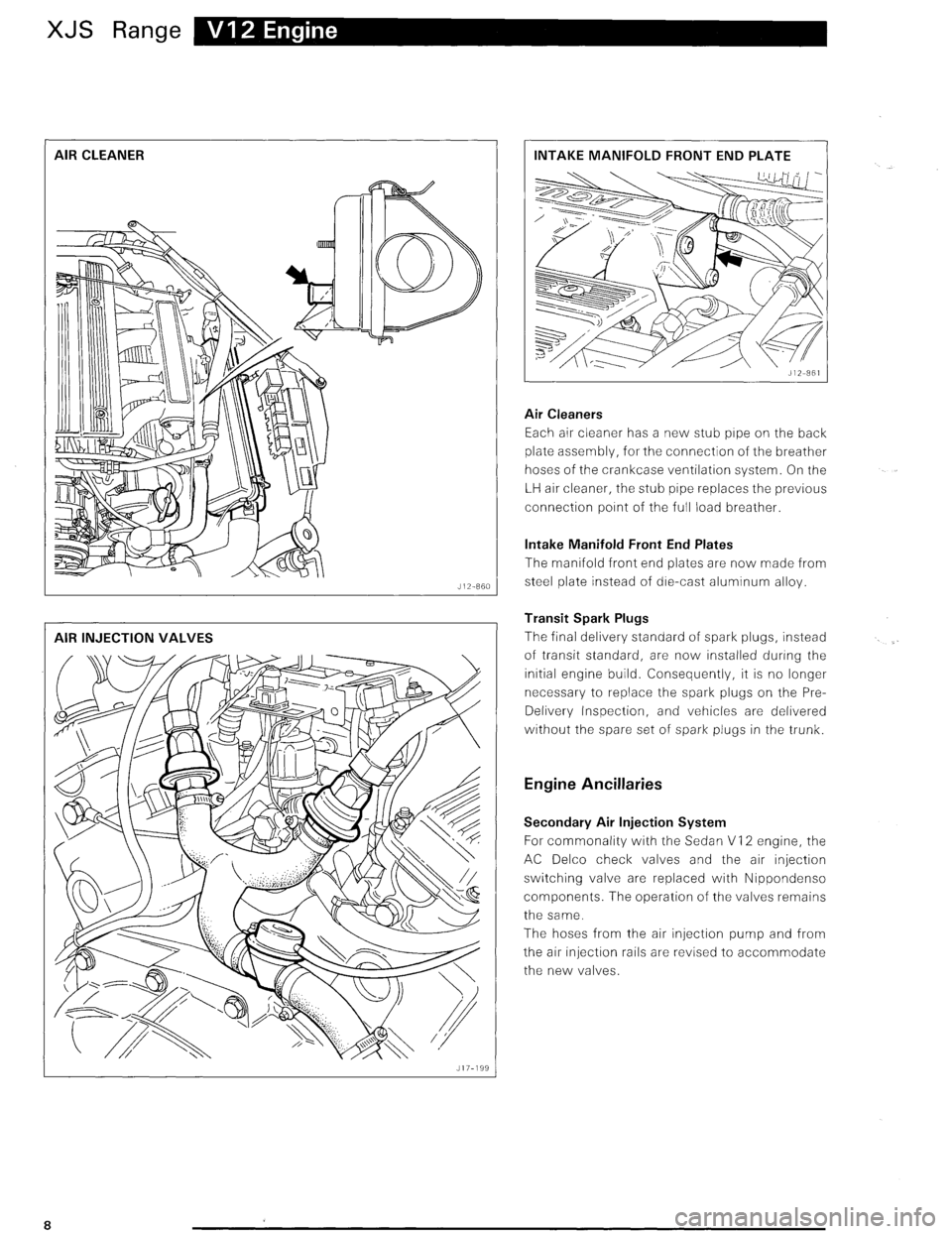 JAGUAR XJS 1995 2.G Update Manual 