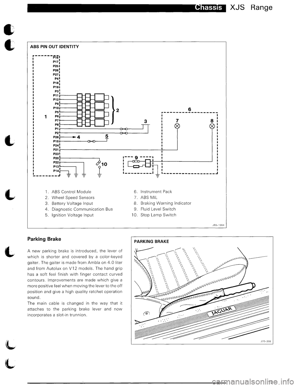 JAGUAR XJS 1995 2.G Update Manual 