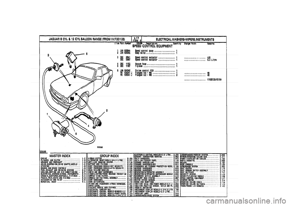JAGUAR XJ 1994 2.G Parts Catalogue 2 JAGUAR XJ 1994 2.G Parts Catalogue 2
