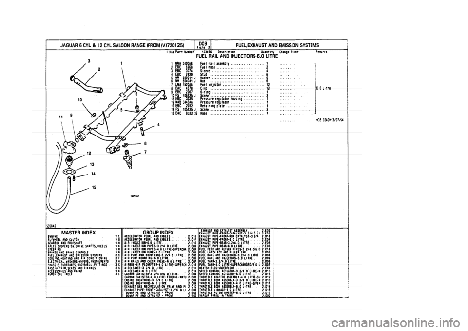 JAGUAR XJ 1994 2.G Parts Catalogue 2 