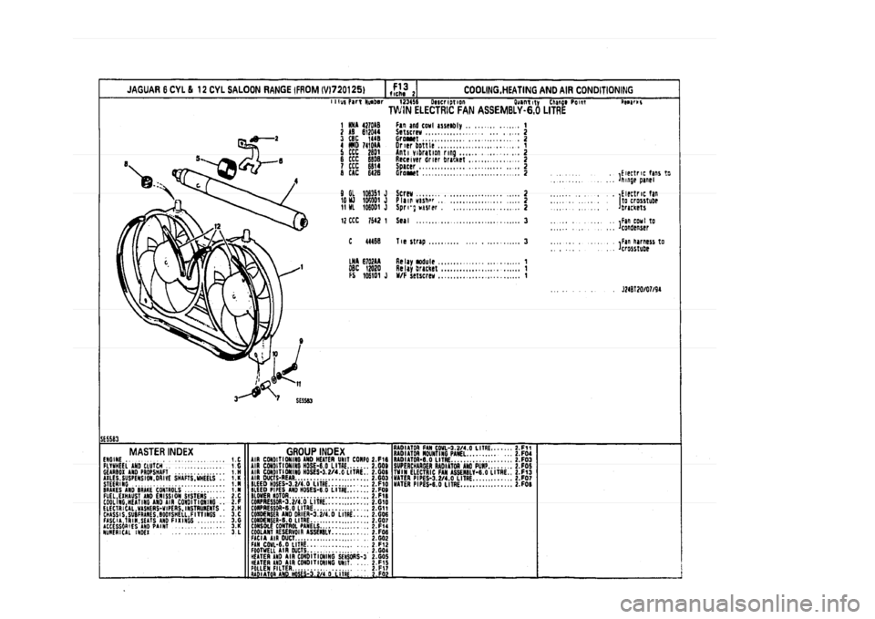 JAGUAR XJ 1994 2.G Parts Catalogue 2 JAGUAR XJ 1994 2.G Parts Catalogue 2
