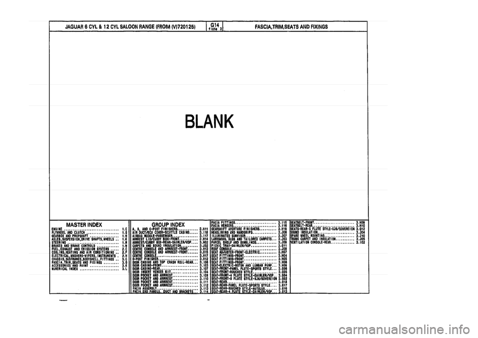JAGUAR XJ 1994 2.G Parts Catalogue 3 JAGUAR XJ 1994 2.G Parts Catalogue 3