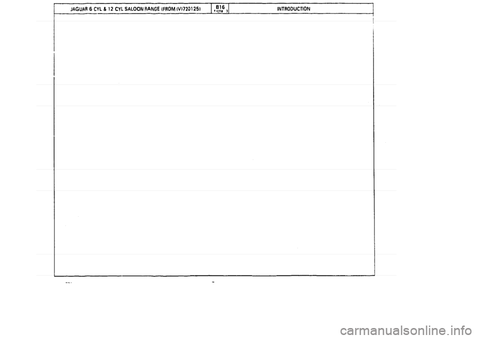 JAGUAR XJ 1994 2.G Parts Catalogue 3 JAGUAR XJ 1994 2.G Parts Catalogue 3