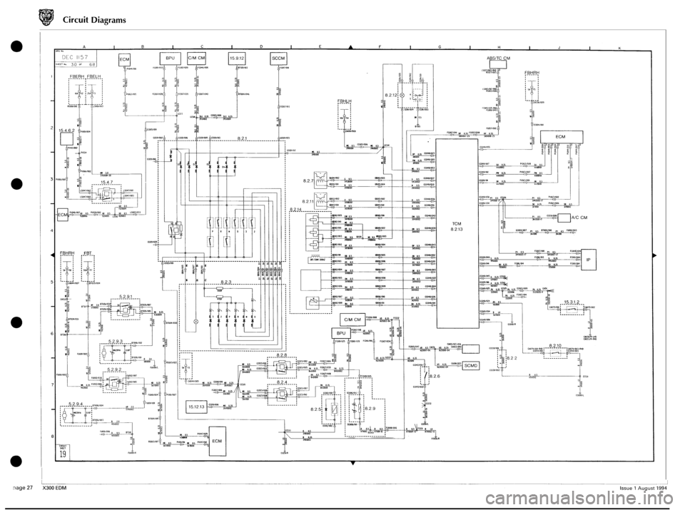 JAGUAR XJ6 1994 2.G Electrical Diagnostic Manual 