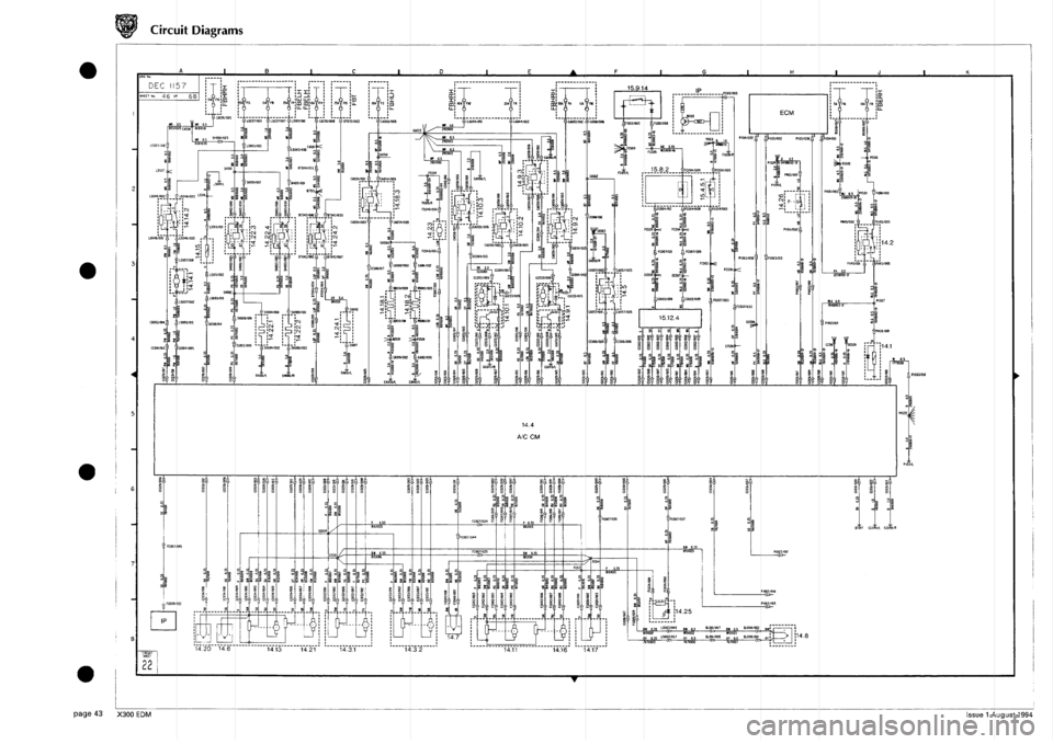 JAGUAR XJ6 1994 2.G Electrical Diagnostic Manual JAGUAR XJ6 1994 2.G Electrical Diagnostic Manual