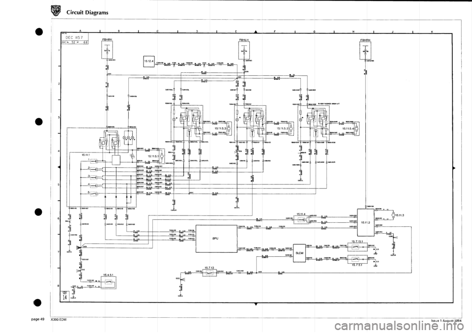 JAGUAR XJ6 1994 2.G Electrical Diagnostic Manual JAGUAR XJ6 1994 2.G Electrical Diagnostic Manual