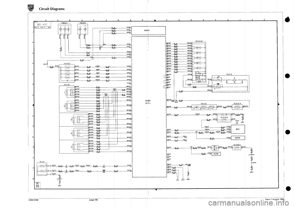 JAGUAR XJ6 1994 2.G Electrical Diagnostic Manual 