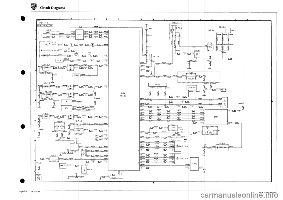 JAGUAR XJ6 1994 2.G Electrical Diagnostic Manual 