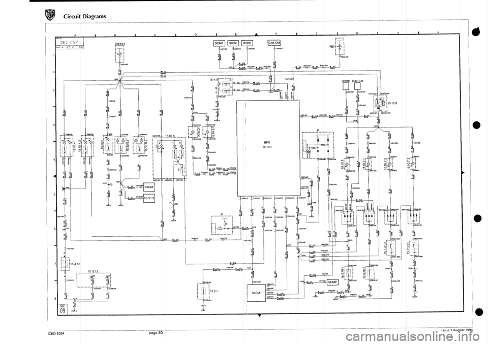 JAGUAR XJ6 1994 2.G Electrical Diagnostic Manual 