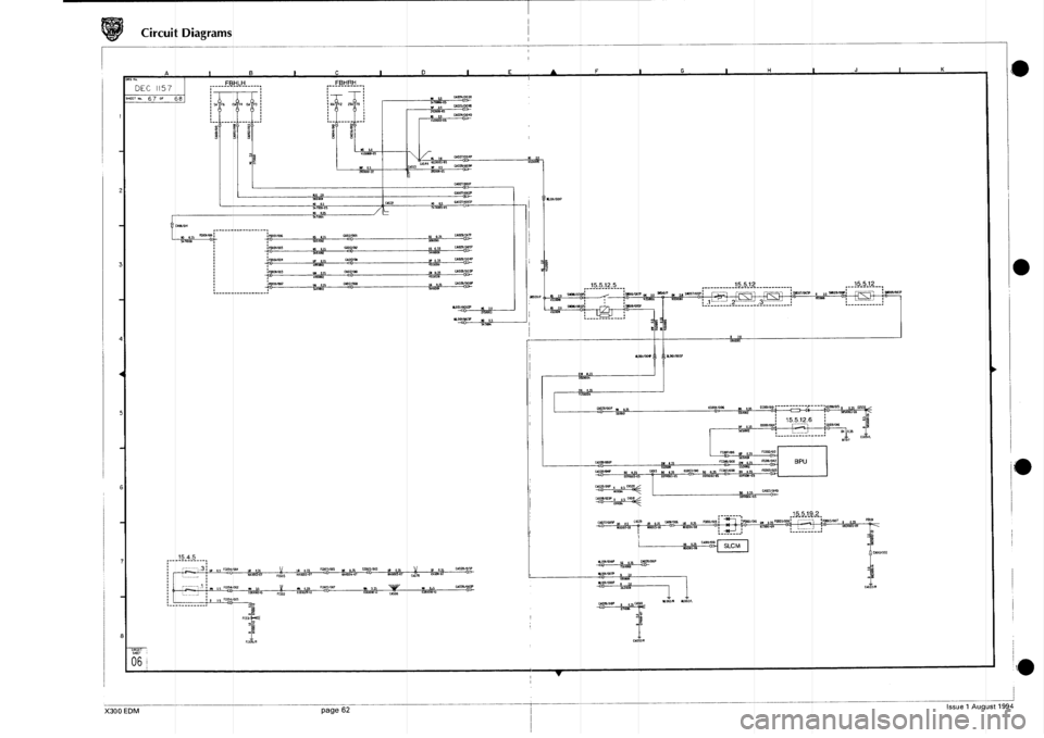 JAGUAR XJ6 1994 2.G Electrical Diagnostic Manual 