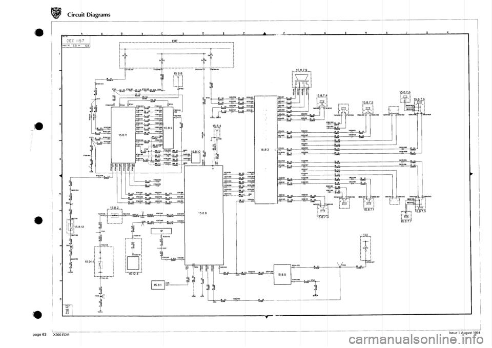 JAGUAR XJ6 1994 2.G Electrical Diagnostic Manual 