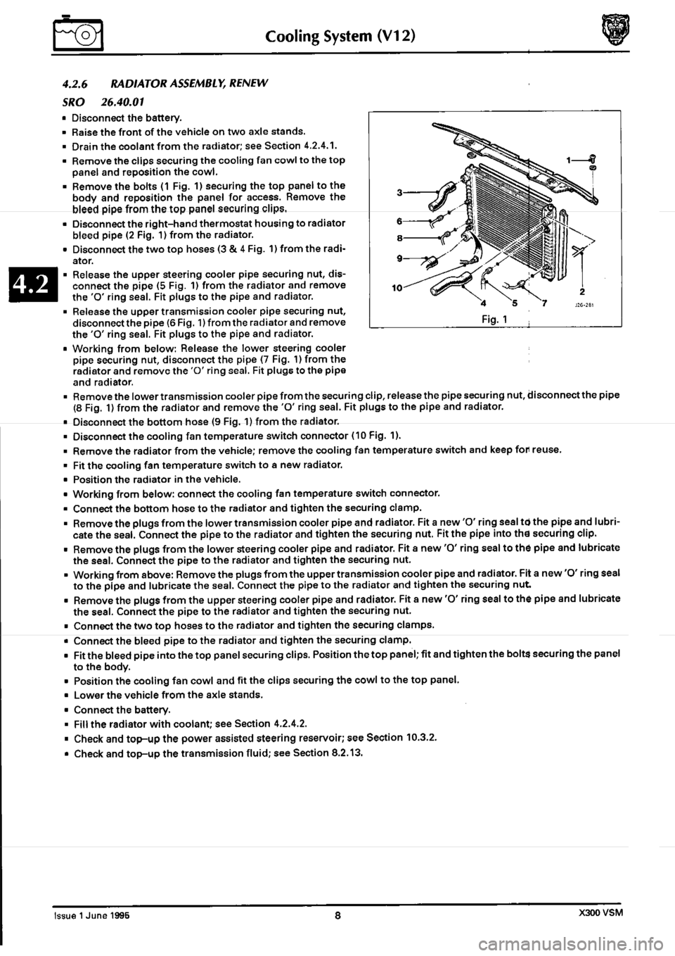 JAGUAR XJ6 1994 2.G Workshop Manual Second Edition JAGUAR XJ6 1994 2.G Workshop Manual Second Edition
