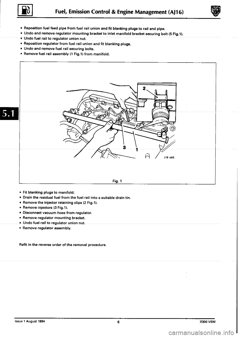 JAGUAR XJ6 1994 2.G Workshop Manual Second Edition JAGUAR XJ6 1994 2.G Workshop Manual Second Edition