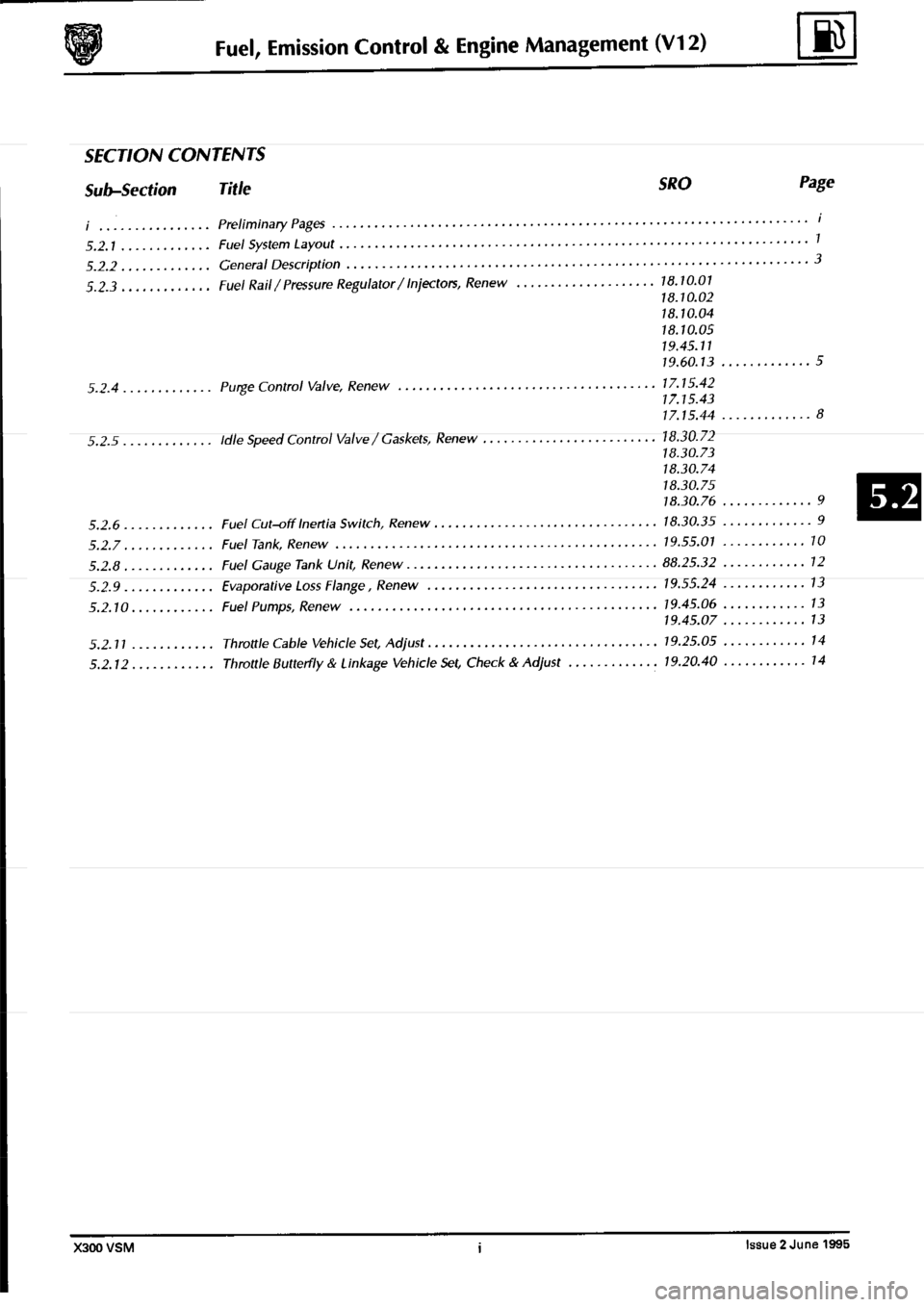 JAGUAR XJ6 1994 2.G Workshop Manual Second Edition 
