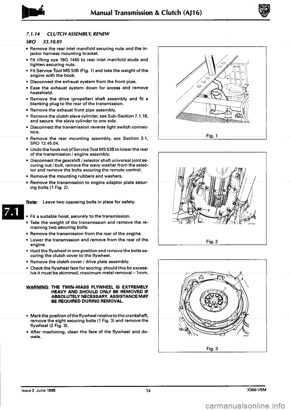 JAGUAR XJ6 1994 2.G Workshop Manual Second Edition JAGUAR XJ6 1994 2.G Workshop Manual Second Edition