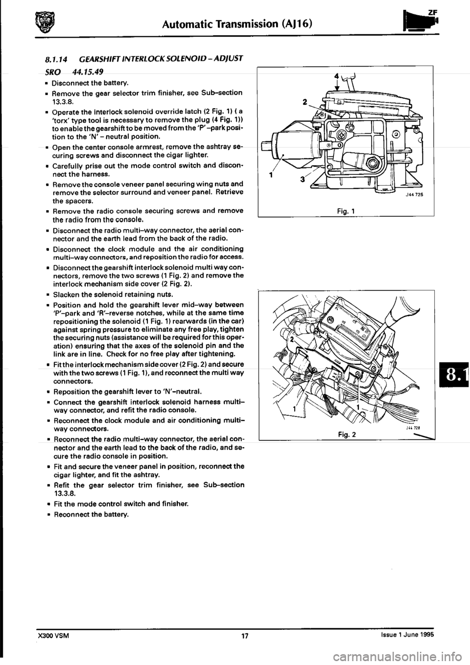 JAGUAR XJ6 1994 2.G Workshop Manual Second Edition JAGUAR XJ6 1994 2.G Workshop Manual Second Edition