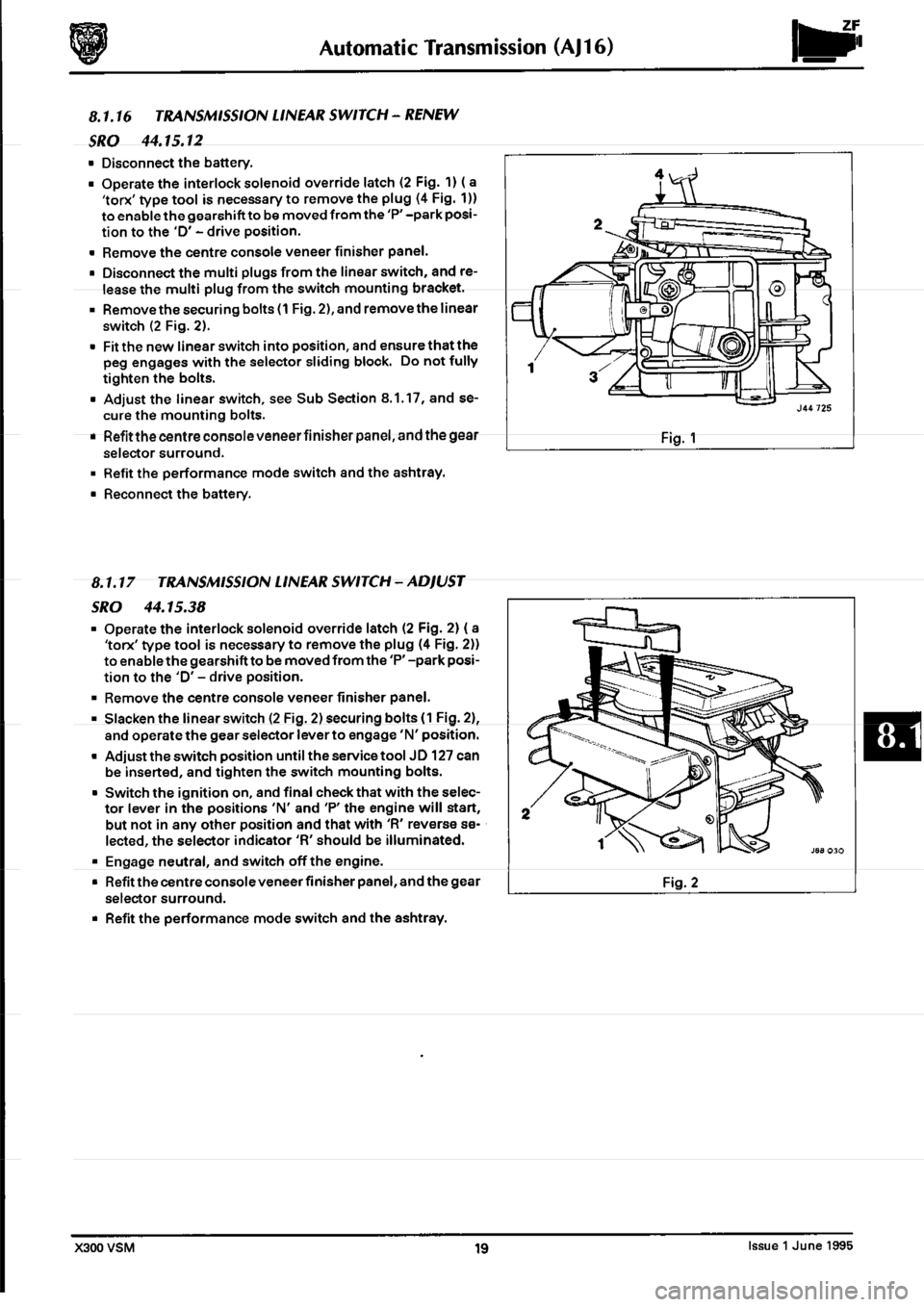 JAGUAR XJ6 1994 2.G Workshop Manual Second Edition JAGUAR XJ6 1994 2.G Workshop Manual Second Edition