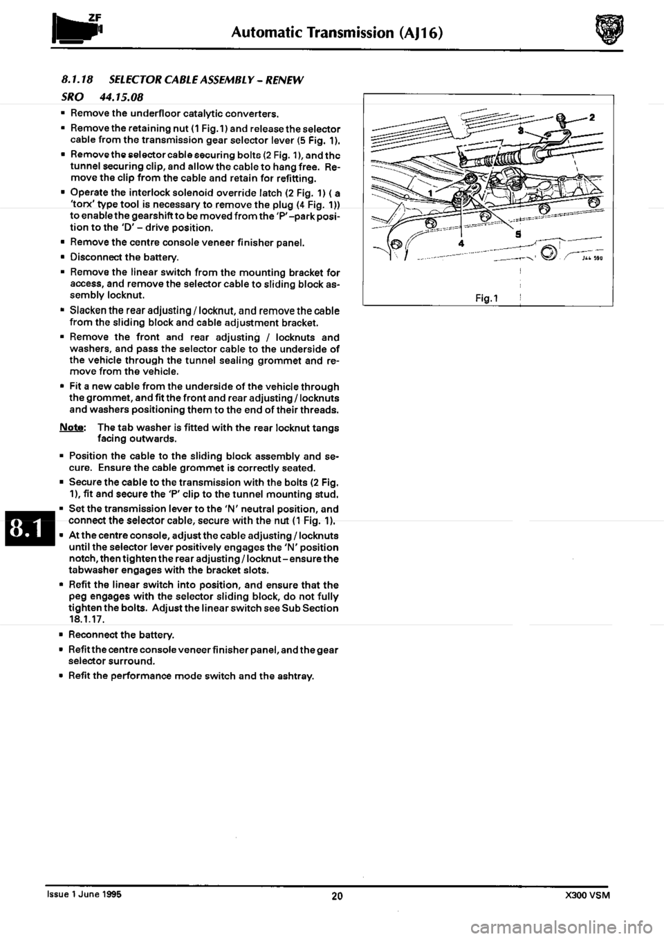 JAGUAR XJ6 1994 2.G Workshop Manual Second Edition JAGUAR XJ6 1994 2.G Workshop Manual Second Edition