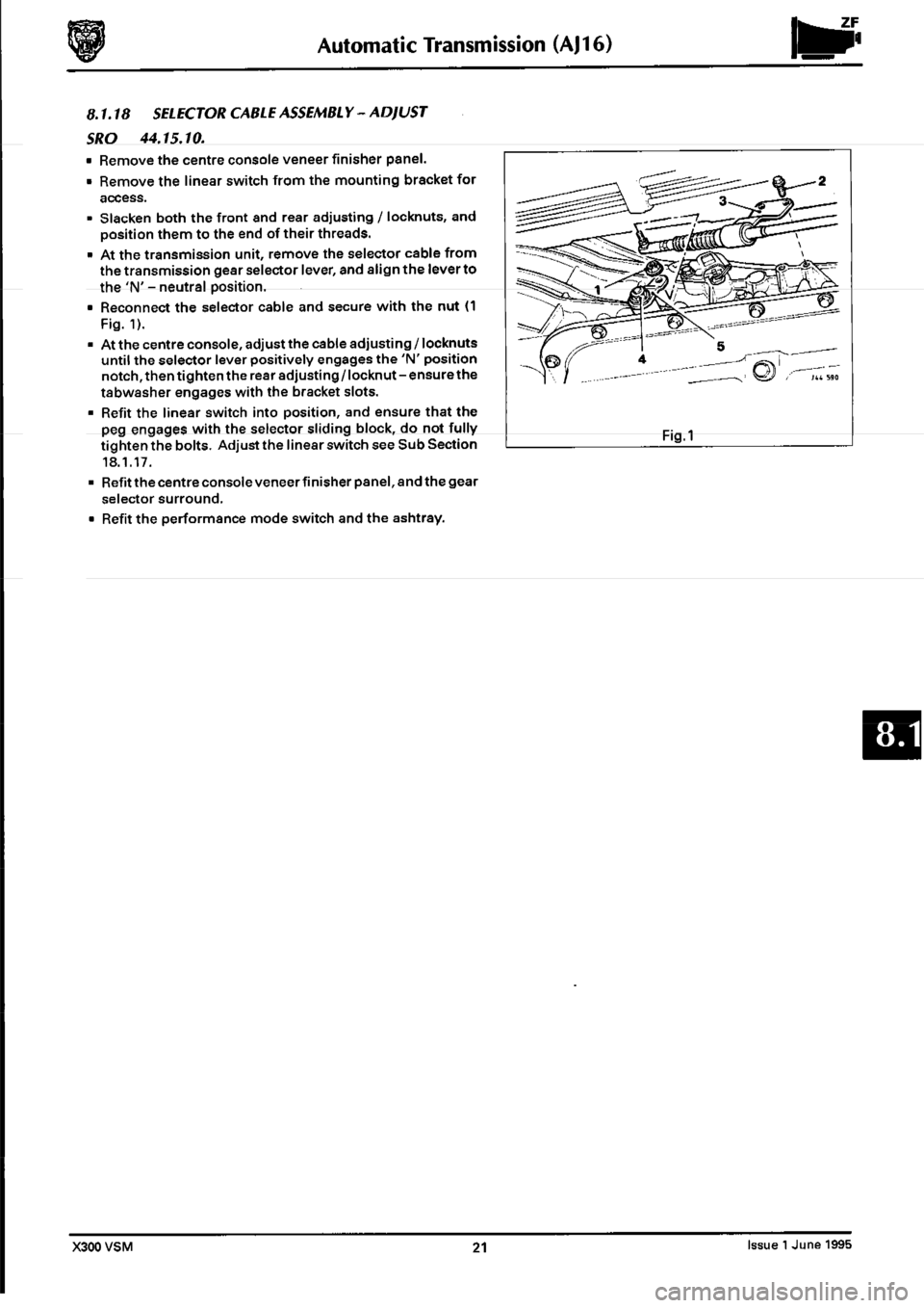 JAGUAR XJ6 1994 2.G Workshop Manual Second Edition JAGUAR XJ6 1994 2.G Workshop Manual Second Edition