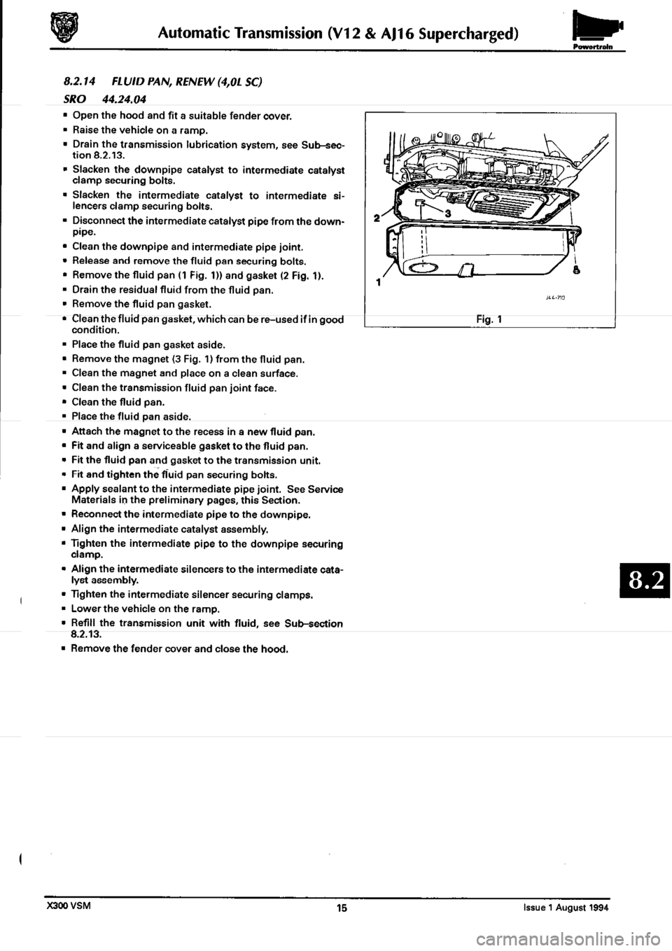 JAGUAR XJ6 1994 2.G Workshop Manual Second Edition JAGUAR XJ6 1994 2.G Workshop Manual Second Edition