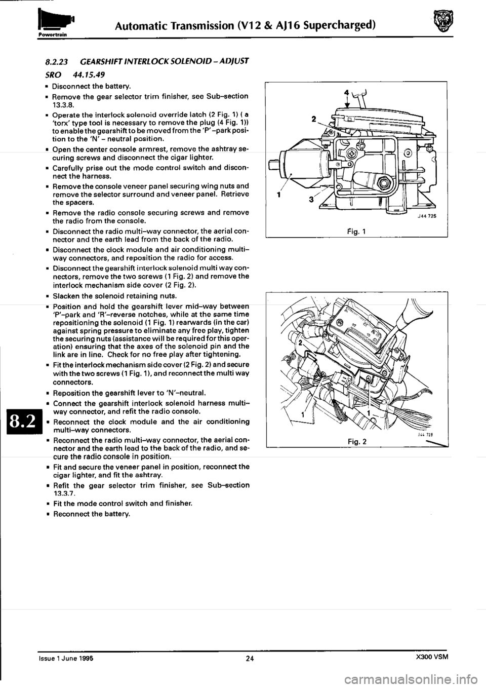 JAGUAR XJ6 1994 2.G Workshop Manual Second Edition JAGUAR XJ6 1994 2.G Workshop Manual Second Edition