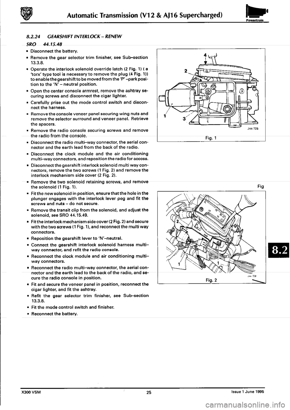 JAGUAR XJ6 1994 2.G Workshop Manual Second Edition JAGUAR XJ6 1994 2.G Workshop Manual Second Edition