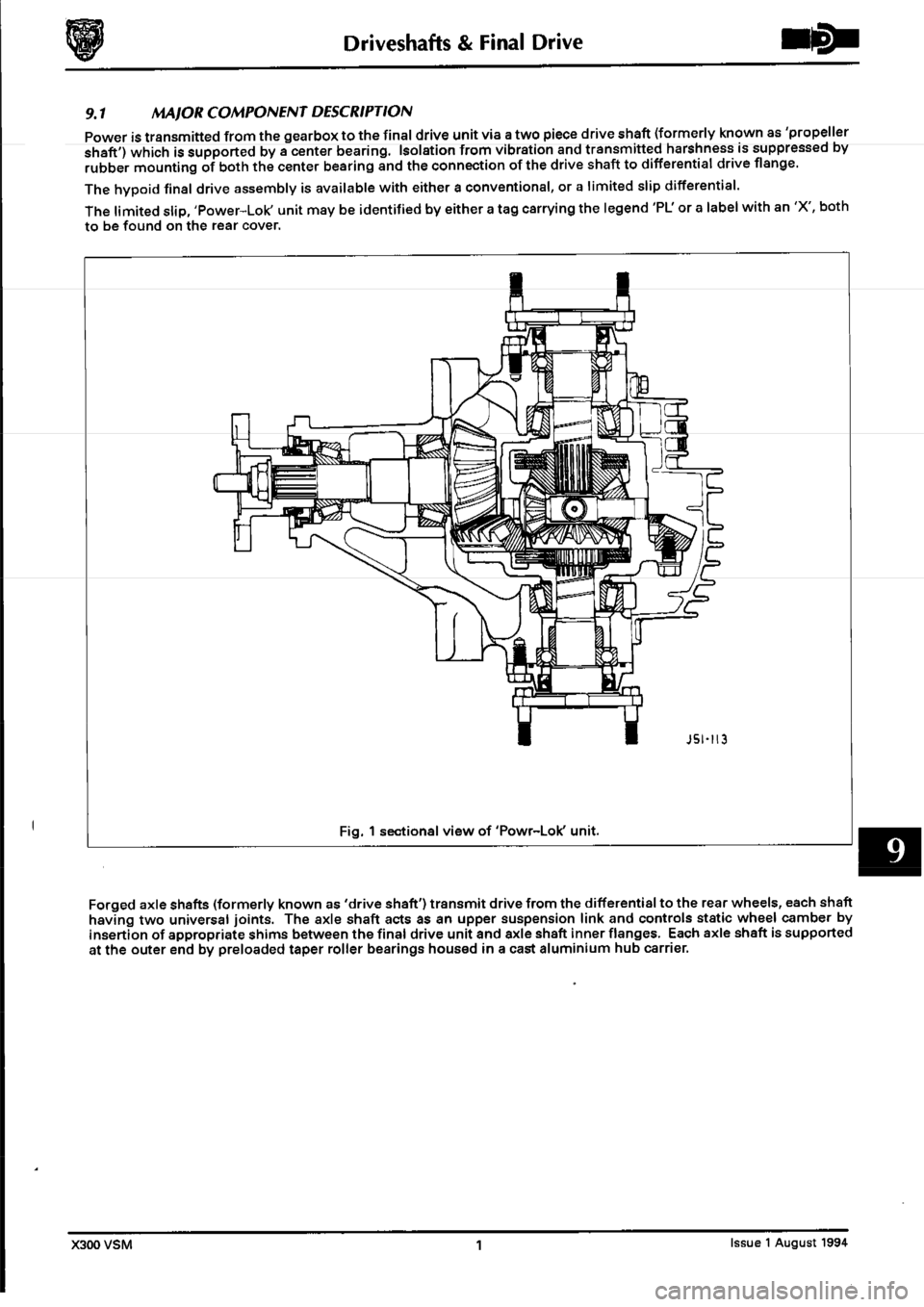 JAGUAR XJ6 1994 2.G Workshop Manual Second Edition JAGUAR XJ6 1994 2.G Workshop Manual Second Edition