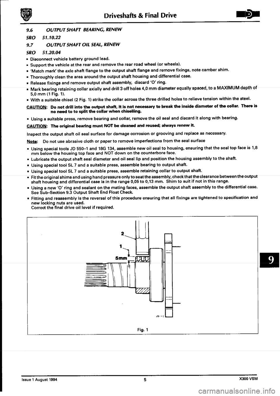 JAGUAR XJ6 1994 2.G Workshop Manual Second Edition JAGUAR XJ6 1994 2.G Workshop Manual Second Edition