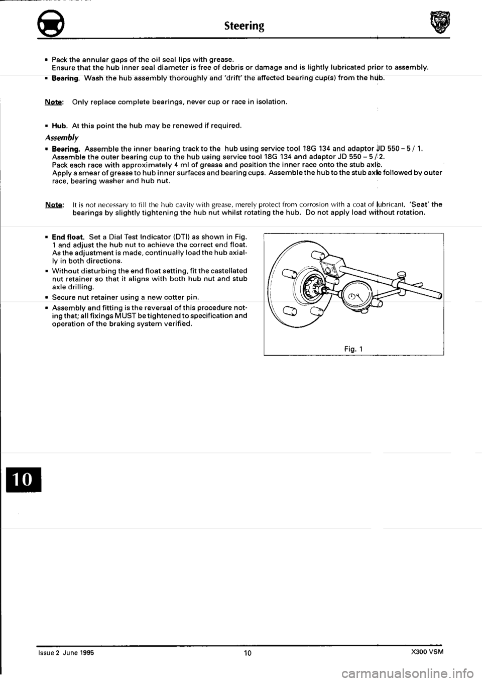 JAGUAR XJ6 1994 2.G Workshop Manual Second Edition JAGUAR XJ6 1994 2.G Workshop Manual Second Edition