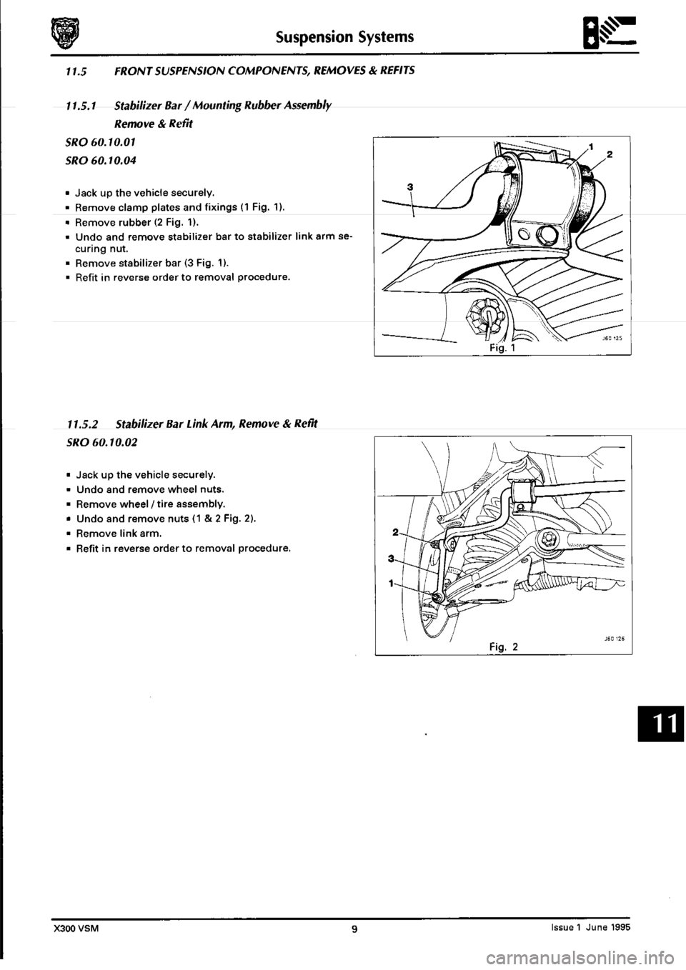 JAGUAR XJ6 1994 2.G Workshop Manual Second Edition JAGUAR XJ6 1994 2.G Workshop Manual Second Edition