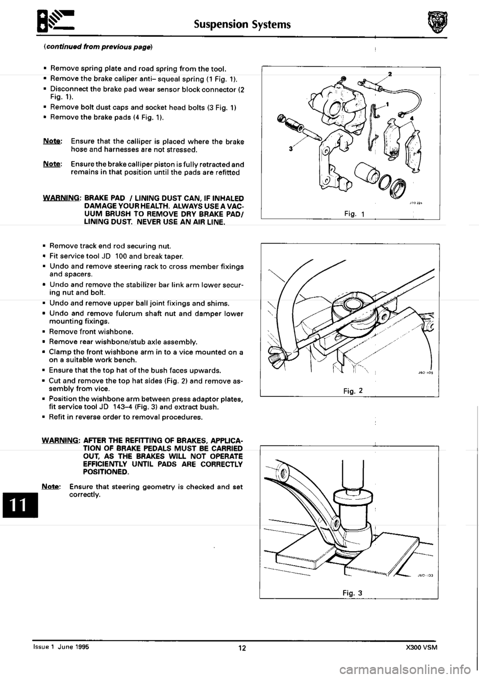 JAGUAR XJ6 1994 2.G Workshop Manual Second Edition JAGUAR XJ6 1994 2.G Workshop Manual Second Edition