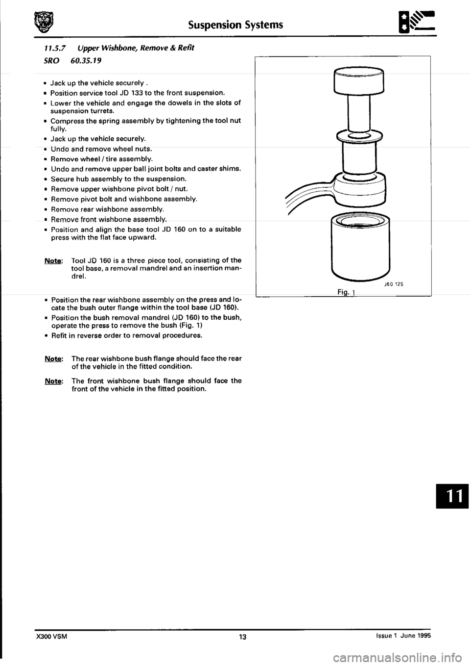 JAGUAR XJ6 1994 2.G Workshop Manual Second Edition JAGUAR XJ6 1994 2.G Workshop Manual Second Edition
