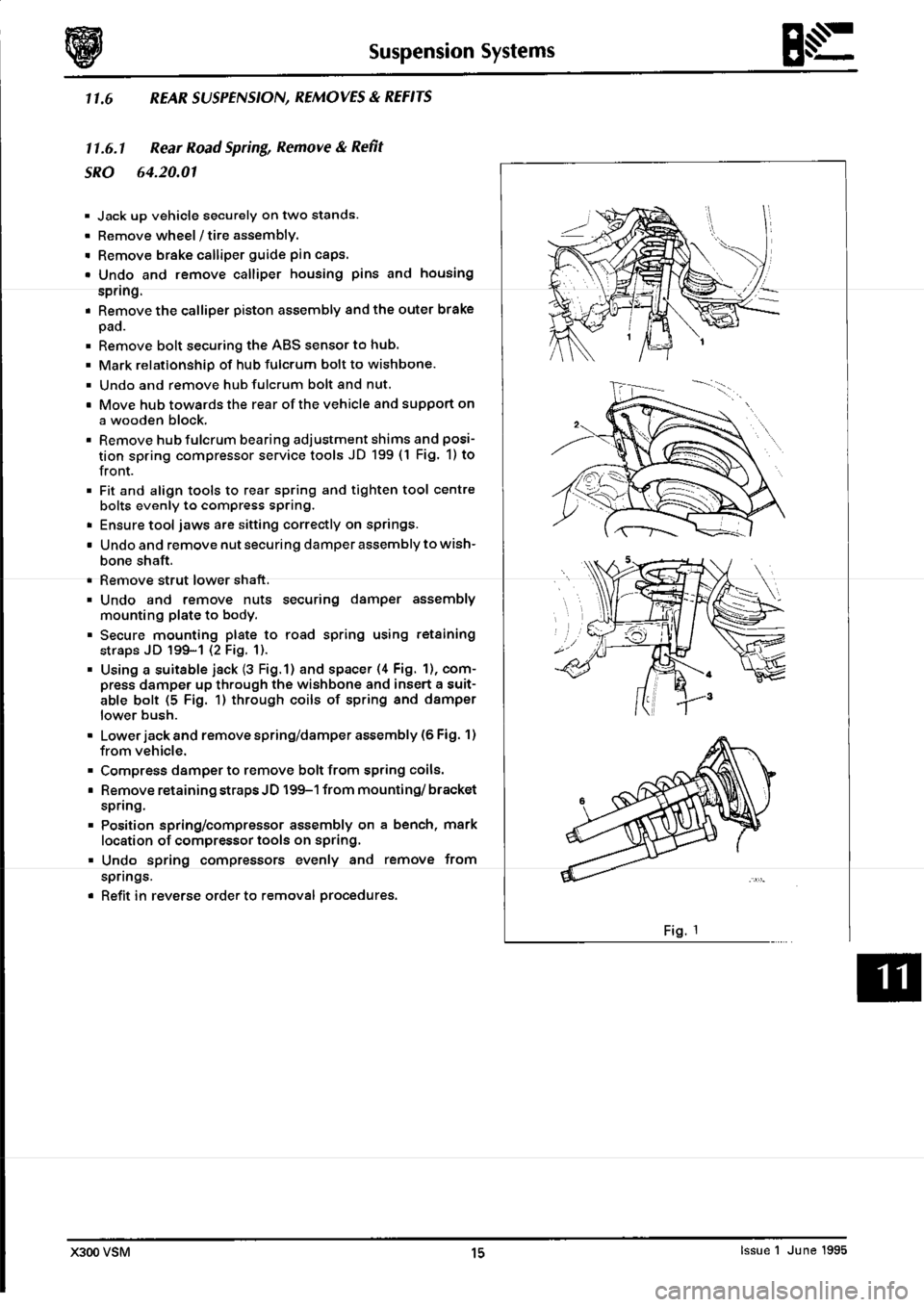 JAGUAR XJ6 1994 2.G Workshop Manual Second Edition JAGUAR XJ6 1994 2.G Workshop Manual Second Edition