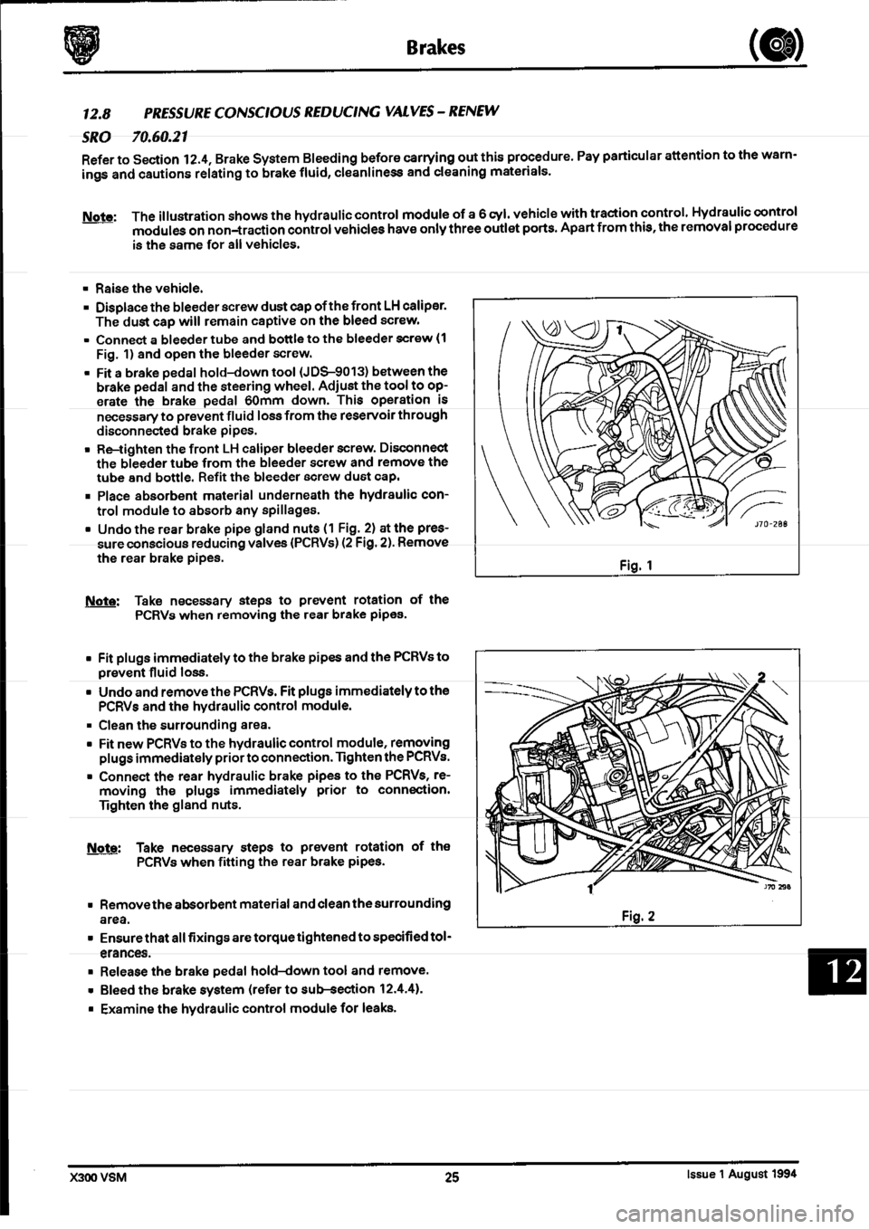 JAGUAR XJ6 1994 2.G Workshop Manual Second Edition JAGUAR XJ6 1994 2.G Workshop Manual Second Edition