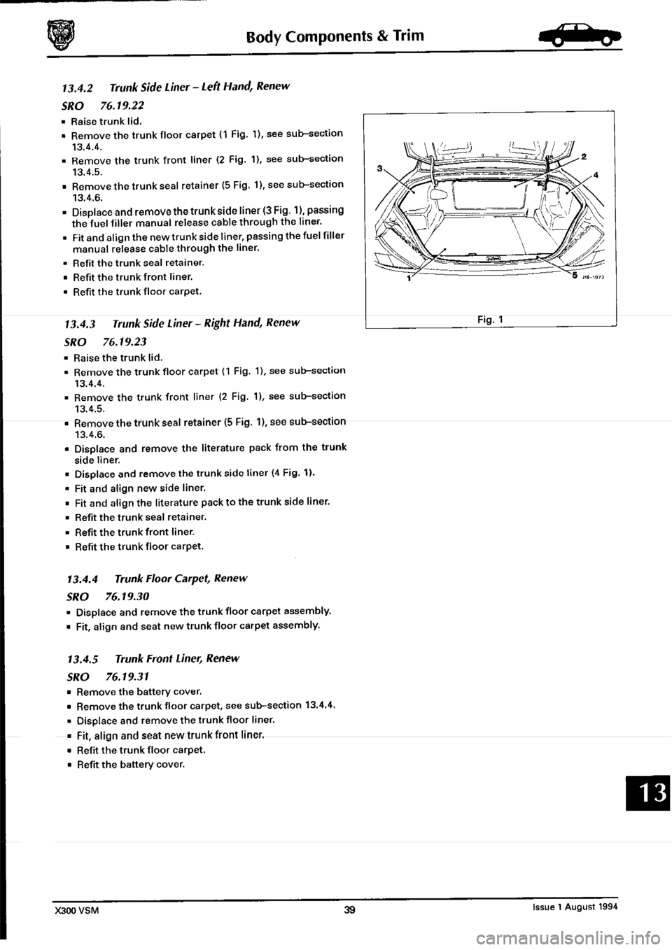 JAGUAR XJ6 1994 2.G Workshop Manual Second Edition JAGUAR XJ6 1994 2.G Workshop Manual Second Edition