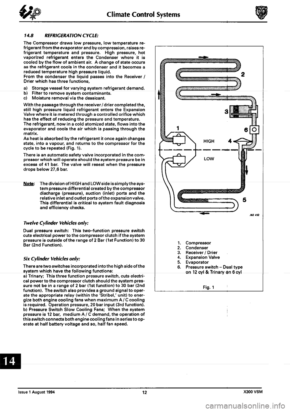 JAGUAR XJ6 1994 2.G Workshop Manual Second Edition JAGUAR XJ6 1994 2.G Workshop Manual Second Edition