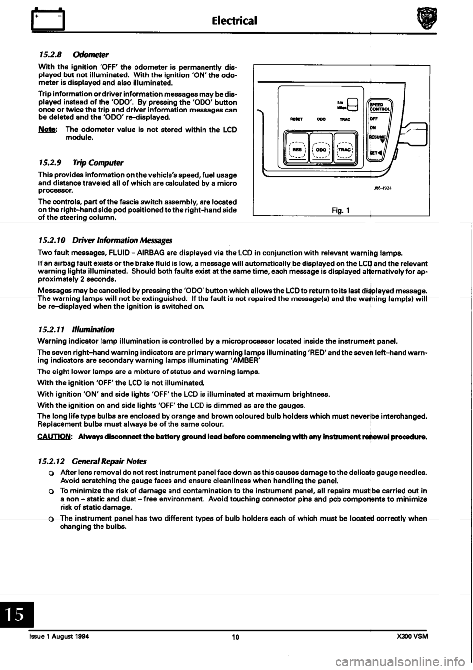 JAGUAR XJ6 1994 2.G Workshop Manual Second Edition JAGUAR XJ6 1994 2.G Workshop Manual Second Edition