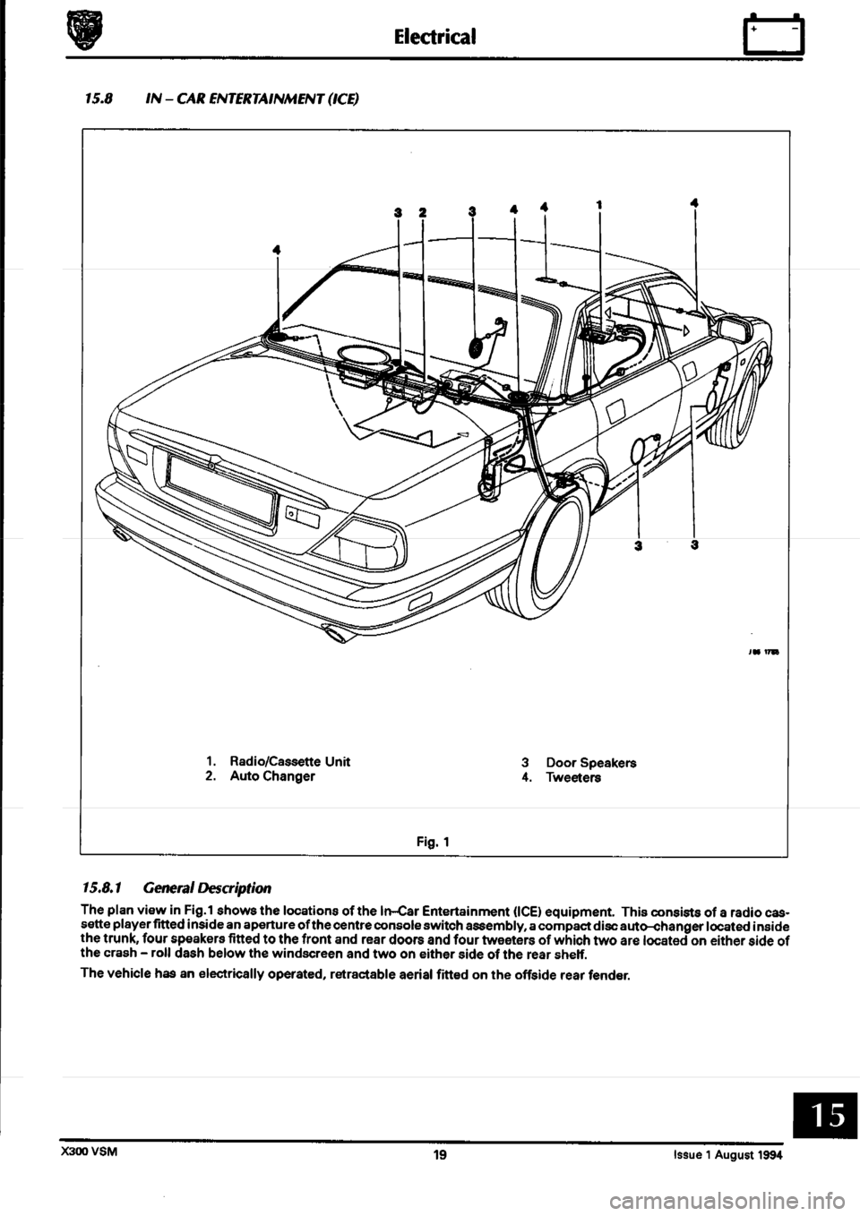 JAGUAR XJ6 1994 2.G Workshop Manual Second Edition JAGUAR XJ6 1994 2.G Workshop Manual Second Edition