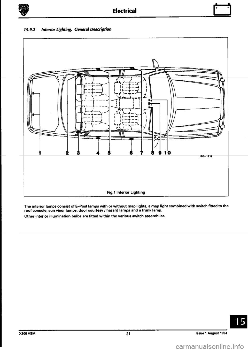 JAGUAR XJ6 1994 2.G Workshop Manual Second Edition JAGUAR XJ6 1994 2.G Workshop Manual Second Edition