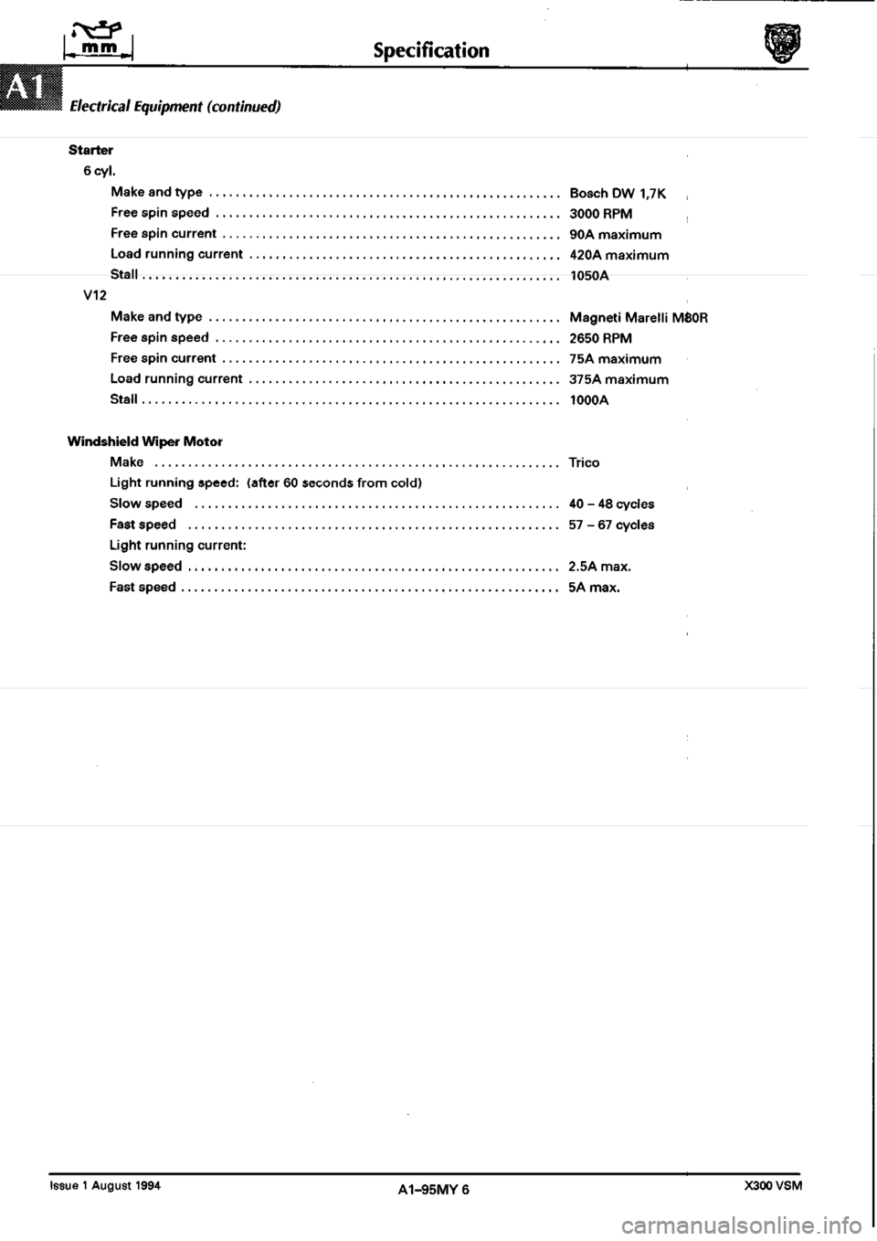 JAGUAR XJ6 1994 2.G Workshop Manual Second Edition JAGUAR XJ6 1994 2.G Workshop Manual Second Edition