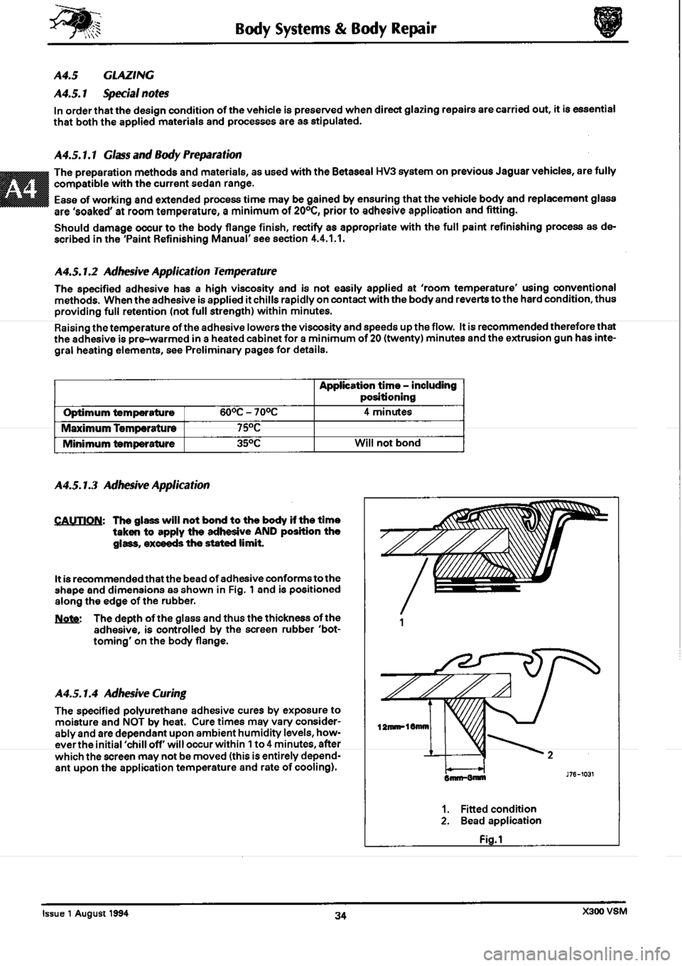 JAGUAR XJ6 1994 2.G Workshop Manual Second Edition 